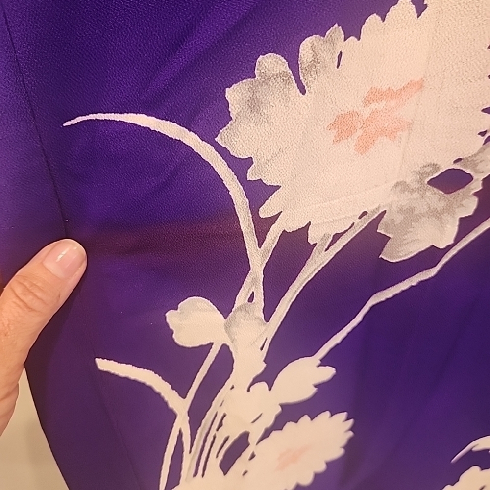 Antique Vintage Japanese Kimono Komon Iromuji Silk - Picture 7 of 15